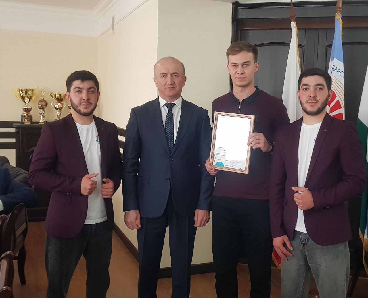 Награждение на заседании Учёного совета