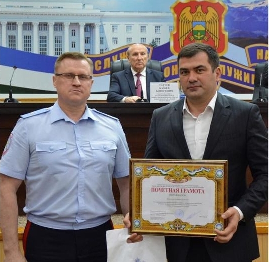 Представители Кабардино-Балкарского ГАУ отмечены Почётными грамотами МВД по КБР