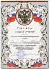 Студентка 5 курса специальности «Технология продуктов общественного питания» Мария Лопато награждена дипломом в номинации «Лучший инновационный продукт»