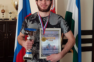 Мухаммат Хочуев завоевал 1 место на Чемпионате Российского студенческого союза по кикбоксингу