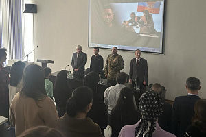 Встреча студентов с участником СВО