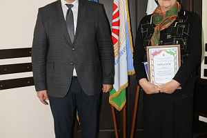 Награждение на заседании Учёного совета