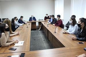 Ауес Кумыков встретился со студенческим активом вуза