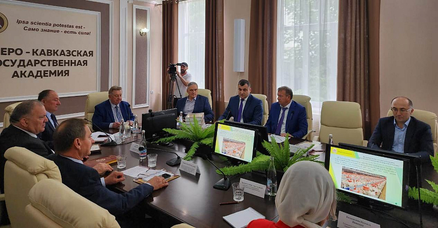 Рустам Абдулхаликов рассказал на круглом столе в СКГА о научных исследованиях учёных Кабардино-Балкарского ГАУ в области птицеводства
