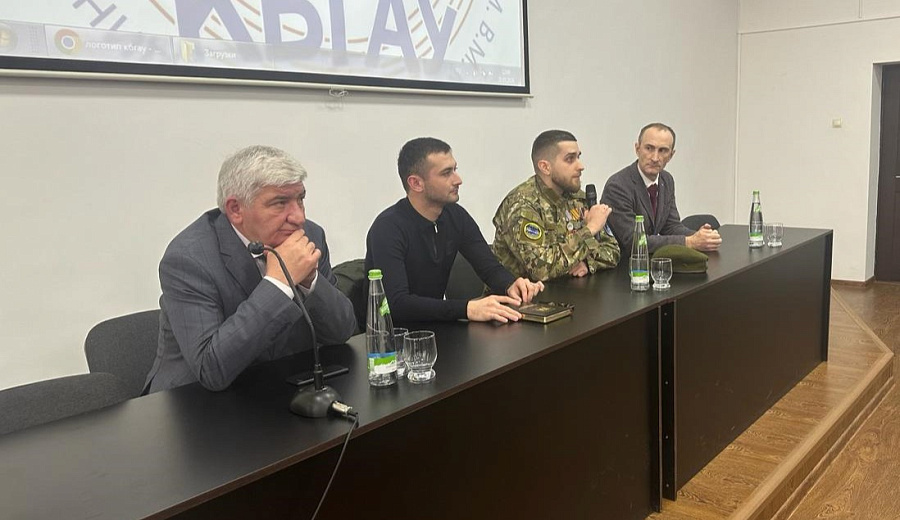 Встреча студентов с участником СВО