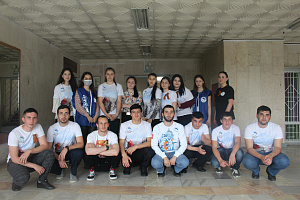 Волонтёры Победы на акции «диктант Победы»