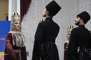 Концерт ГААТ «Кабардинка» в Кабардино-Балкарском ГАУ