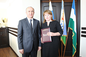 Награждение на Учёном совете