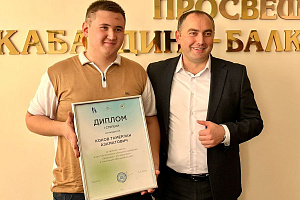 Тамерлан Коков победил в конкурсе сценариев, проведённом Министерством по делам молодежи КБР