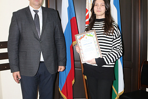 Награждение на заседании Учёного совета