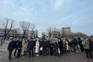 Представители вуза посетили выставку трофейной техники