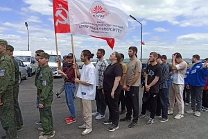 Представители Кабардино-Балкарского ГАУ присоединились к акции на Курпских высотах