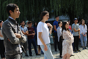 Ректор поздравил первокурсников с Днём знаний