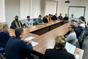 С иностранными студентами провели беседу на тему противодействия терроризму и экстремизму