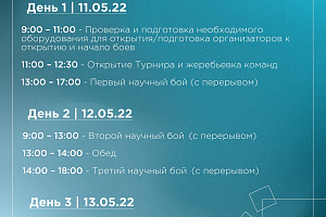 Старт региональных этапов «Турнира Трёх Наук-2022» 
