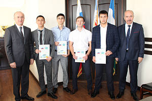 Награждение на Учёном совете