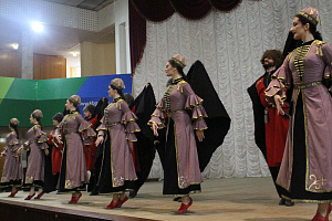 Концерт ГААТ «Кабардинка» в Кабардино-Балкарском ГАУ