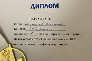 Команда Кабардино-Балкарского ГАУ «Патриот» стала лучшей в турнире по баскетболу