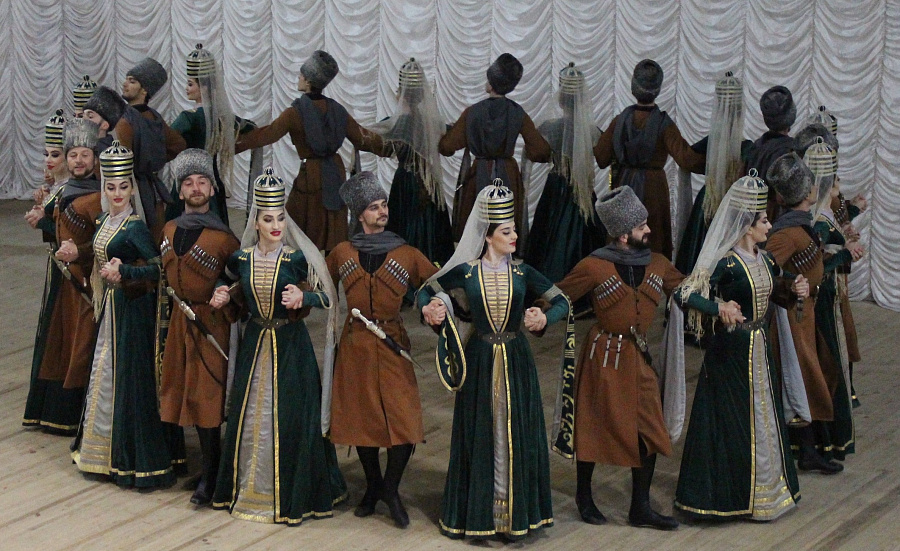 Концерт ГААТ «Кабардинка» в Кабардино-Балкарском ГАУ