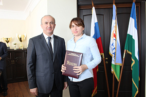 Награждение на Учёном совете