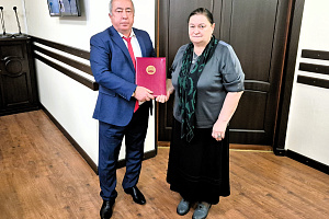 Награждение на заседании Учёного совета