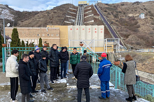 Студенты направления подготовки «Теплоэнергетика и теплотехника» посетили Баксанскую ГЭС