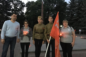 Студенты Кабардино-Балкарского ГАУ приняли участие в добровольческой гражданско-патриотической акции «Свеча памяти»
