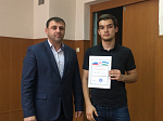 Участникам киберспортивной игры «FIFA-19»  вручили сертификаты