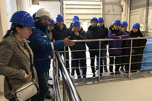 Будущие энергетики осмотрели Верхнебалкарскую ГЭС