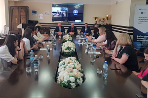 Заместитель полномочного представителя Президента РФ в СКФО Владимир Надыкто посетил Кабардино-Балкарский ГАУ