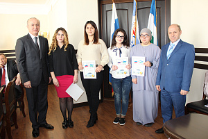 Награждение на Учёном совете