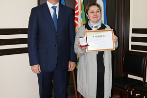 Награждение на заседании Учёного совета