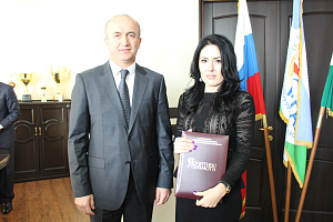 Награждение на Учёном совете