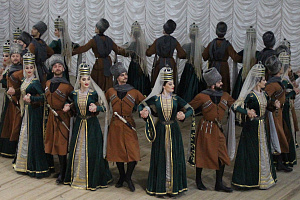 Концерт ГААТ «Кабардинка» в Кабардино-Балкарском ГАУ