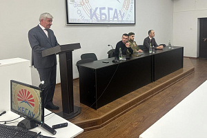 Встреча студентов с участником СВО