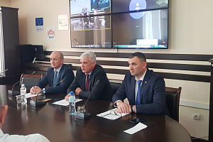 Заместитель полномочного представителя Президента РФ в СКФО Владимир Надыкто посетил Кабардино-Балкарский ГАУ