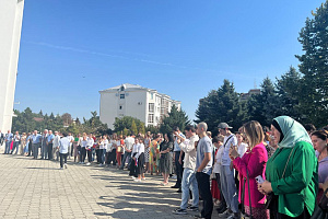1 сентября в Кабардино-Балкарском ГАУ чествовали первокурсников