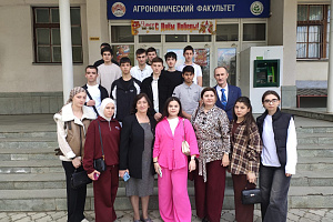 Агрокласс из СОШ №2 с.п. Кахун  в Кабардино-Балкарском ГАУ